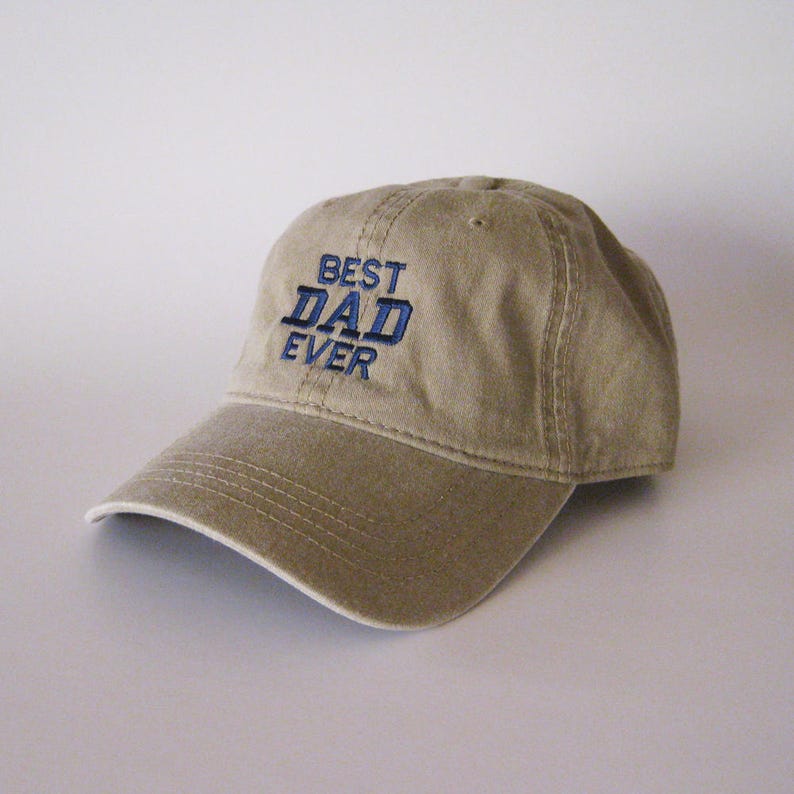 Best Dad Ever cap dad cap dad hat dad embroidered cap best dad Etsy