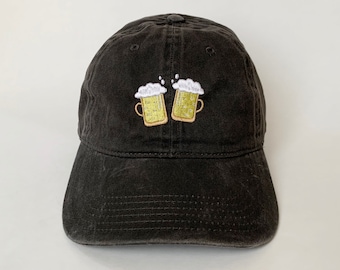 Chopes à bière chapeau brodé chapeau lavé chapeau en coton chapeau de papa chapeau de papa
