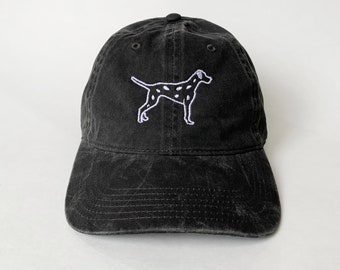 Dalmatien contour brodé chapeau amoureux des chiens casquette chien casquette de baseball