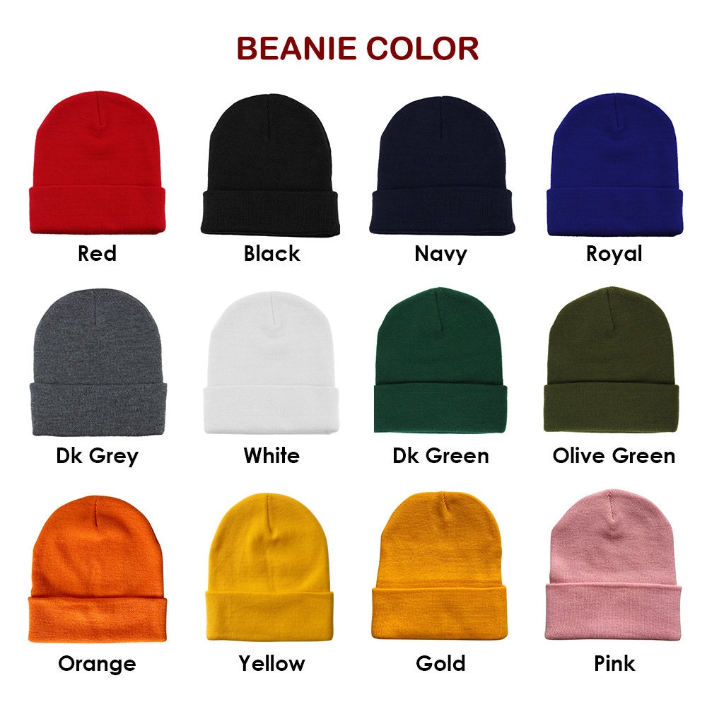 Deer Head Embroidered Hunting Beanie Dad Winter Hat - Etsy