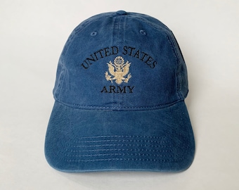 Gorra de béisbol bordada del Ejército de los Estados Unidos, gorra de veterano, gorra de béisbol bordada, gorra de algodón lavado