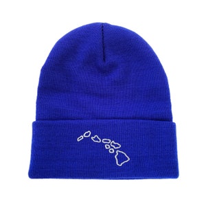 Hawaii Karte Umriss bestickt Beanie Wintermütze