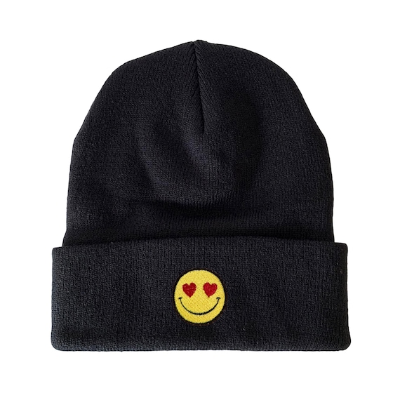 Smiley Face Embroidered Beanie Smiley Face Embroidered Beanie