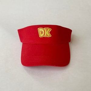 DK Embroidered Visor Halloween Visor Halloween Costumes Embroidered Cotton Visor