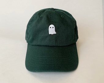 Kids Sizes Ghost Embroidered Youth Cap Kids Cap Halloween Costumes Embroidered Hat