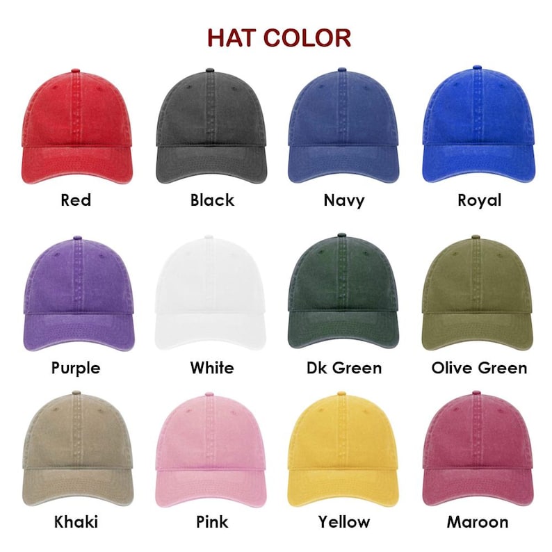 Zion National Park Embroidered Cap hat baseball hat camping hat nature hat road trip hat travel hat Washed Cotton Cap image 7