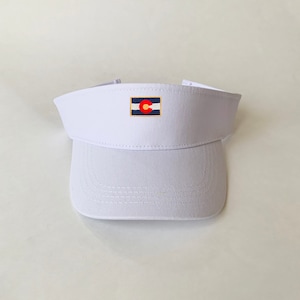 Mini Colorado Flag Embroidered Visor State Cotton Visor