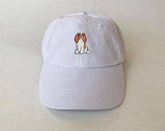 Kids Sizes King Charles Spaniel Embroidered Youth Kids Cap