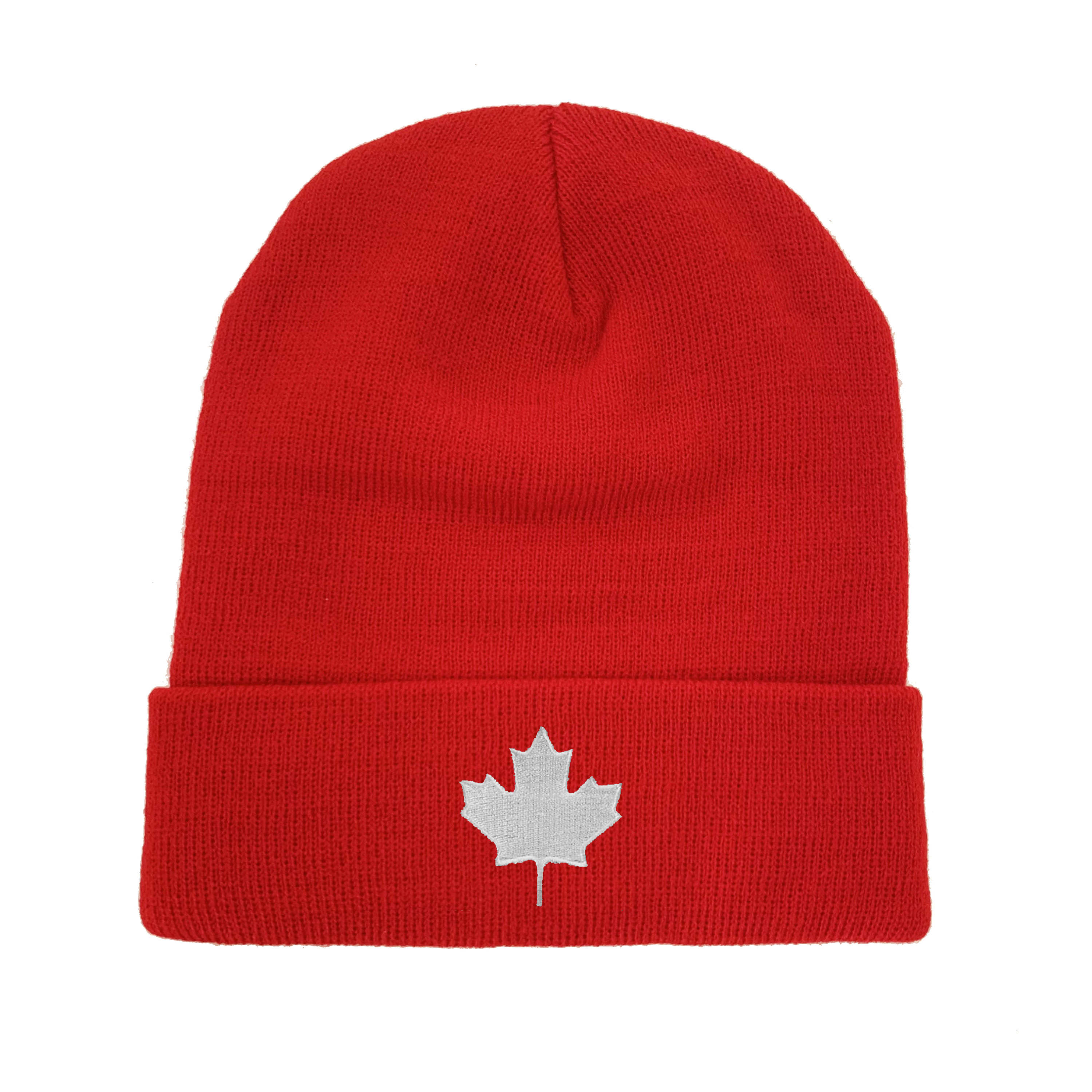 Canada Maple Leaf Embroidered Beanie Winter Hat - Etsy Canada