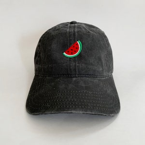 Watermelon Embroidered Hat Fruit cap dad hat