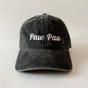 Paw Paw Cap embroidered cap baseball cap dad cap father hat dad hat