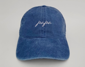 Papa Cap grandpa cap embroidered cap baseball cap dad cap