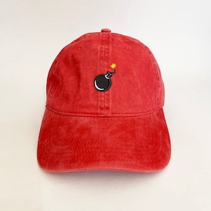 Bomb Embroidered Cap hat baseball hat map cap embroidered ball cap