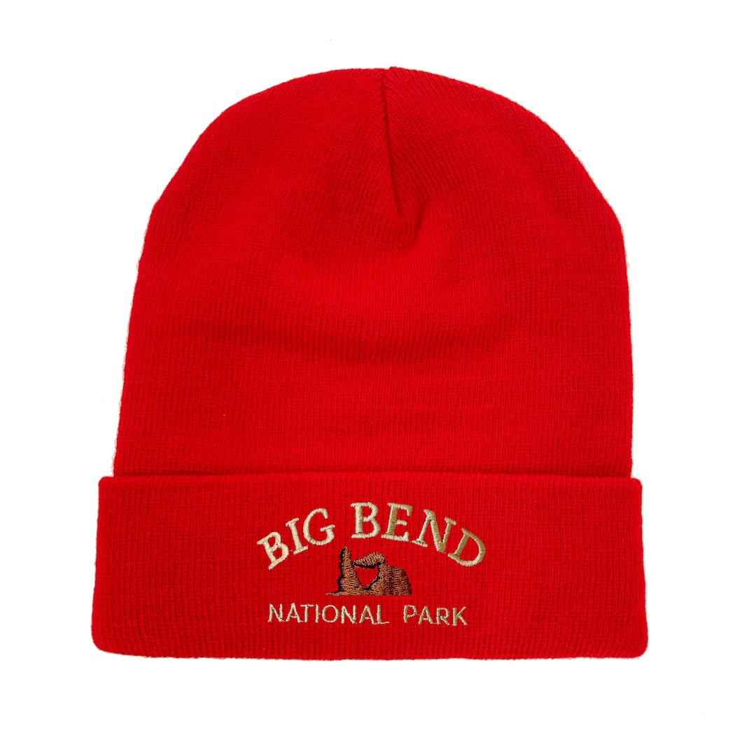 Big Bend National Park Beanie Big Bend National Park Embroidered Beanie Winter Hat camping  main image 3