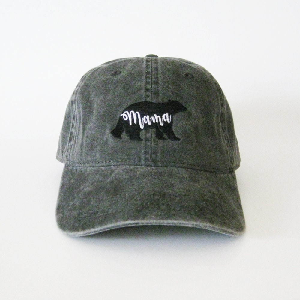 Mama Bear Cap Mama Bear Hat Embroidered Hat Dad Cap Dad Hat