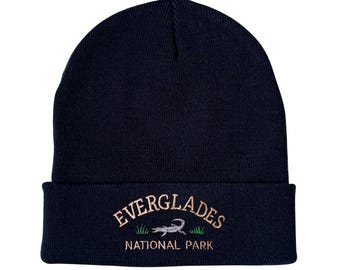 Everglades National Park Beanie Everglades National Park Winter Hat - Florida Wildlife  main image 4