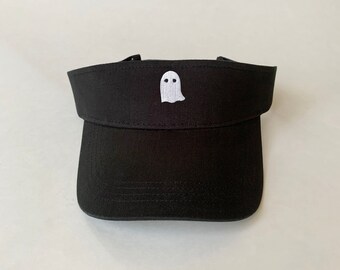 Ghost Embroidered Visor Halloween Cotton Visor