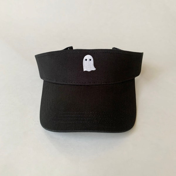 Ghost Embroidered Visor Halloween Cotton Visor