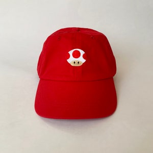 Kids Sizes Toad Embroidered Youth Cap Mushroom Cap Kids Cap Halloween Costumes Embroidered Hat