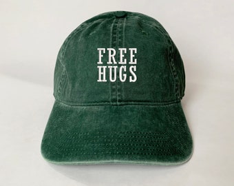 Free Hugs embroidered cap baseball cap dad cap