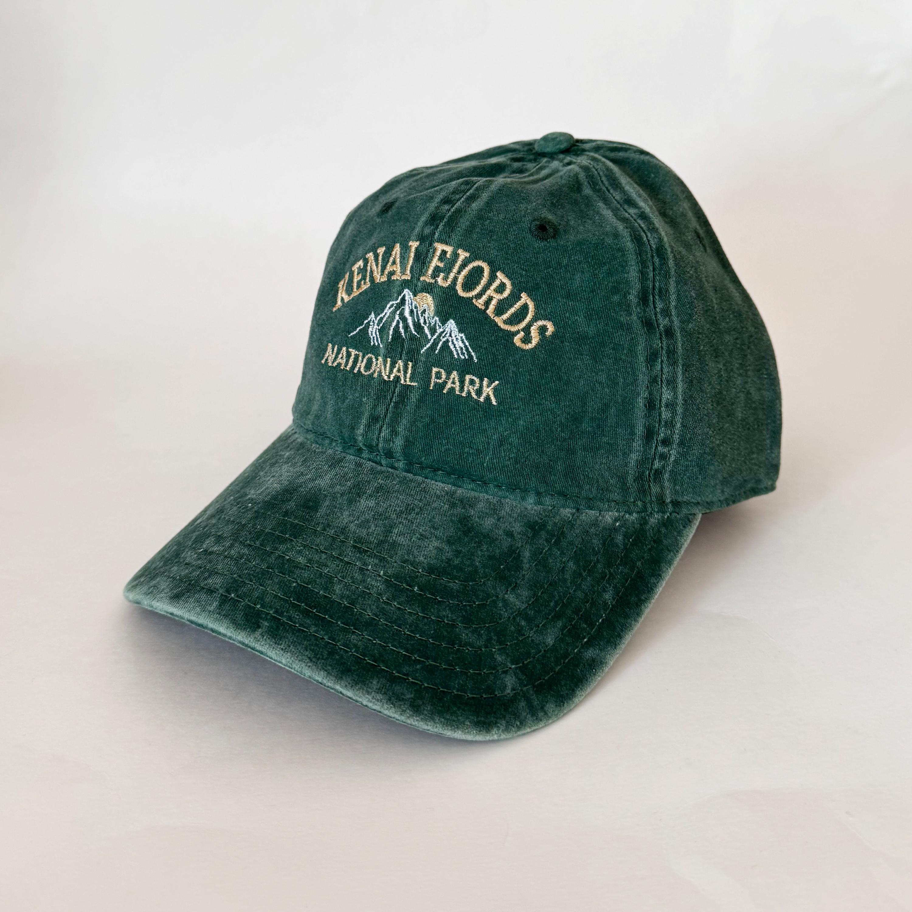 Kenai Fjords National Park Embroidered Cap Hat Baseball Hat Nature