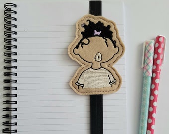 Afro girl felt book mark. Black girl magic. planner stationery