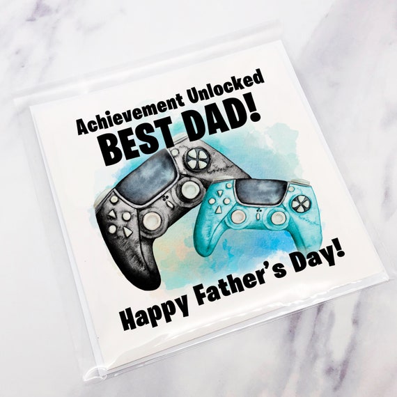 Gamer Achievement Unlocked Best Dad 