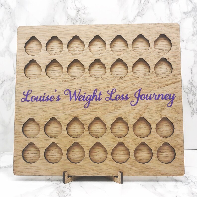 Weight Loss Journey Pound Coin Oak Plaques Slimming World Etsy UK