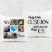 We/I Love You Hug Isolation Comfort Cushion Linen White Canvas 