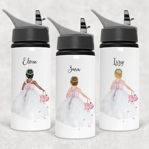 Flower Girl Personalised Wedding Aluminium Straw Bottle 650ml