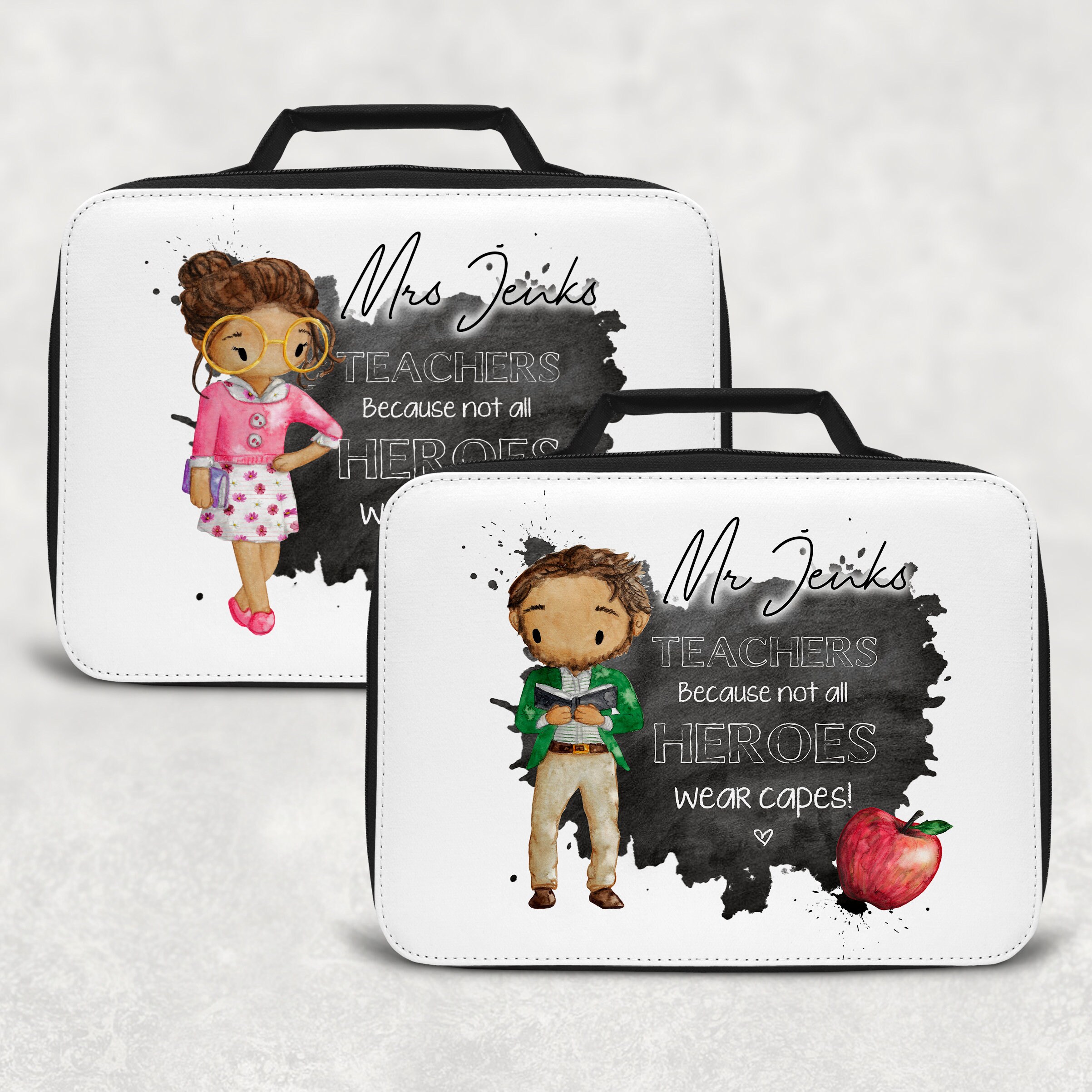 teacher lunch tote