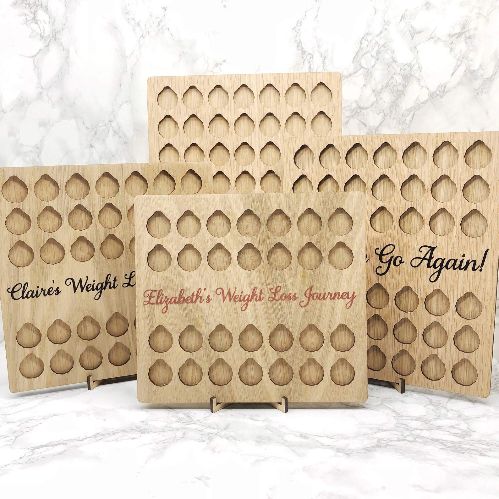 Weight Loss Journey Pound Coin Oak Plaques Slimming World Etsy