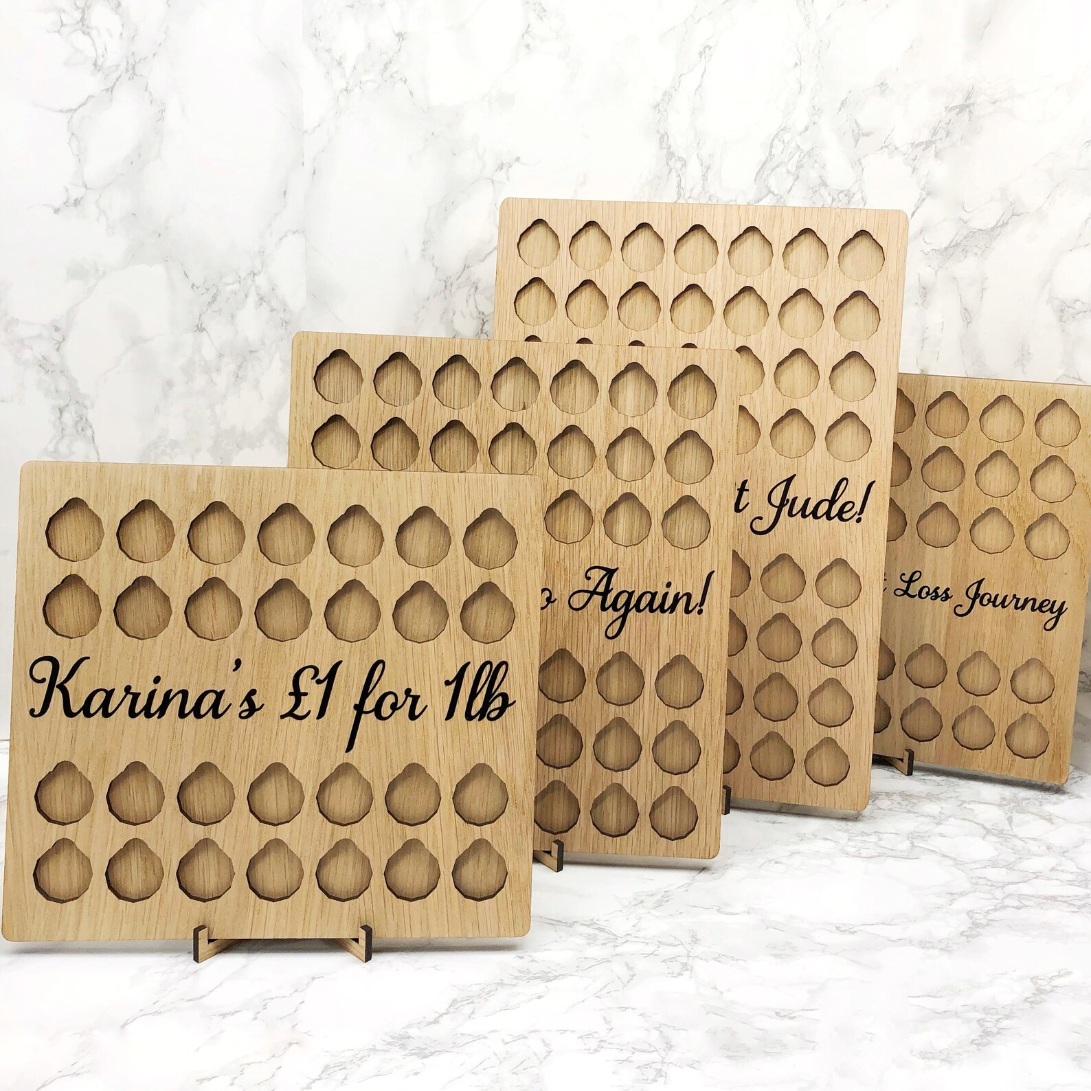 Weight Loss Journey Pound Coin Oak Plaques Slimming World Etsy