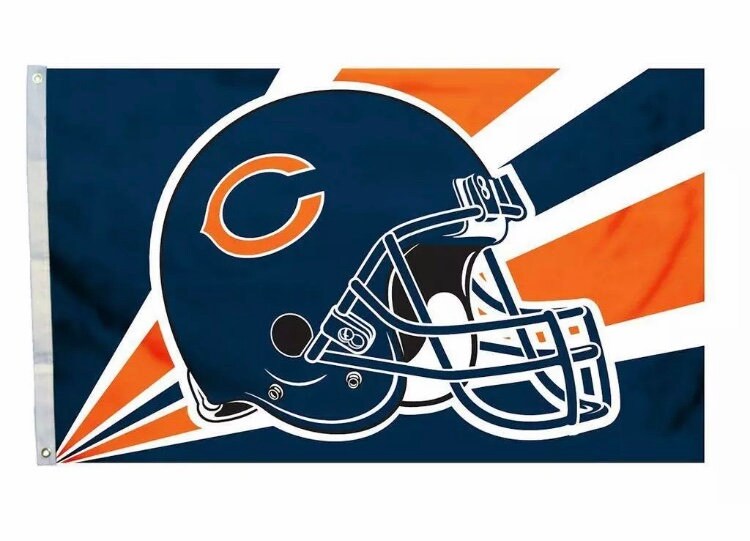 Bandera de la bandera de los osos de Chicago 3x5ft Chi | Etsy