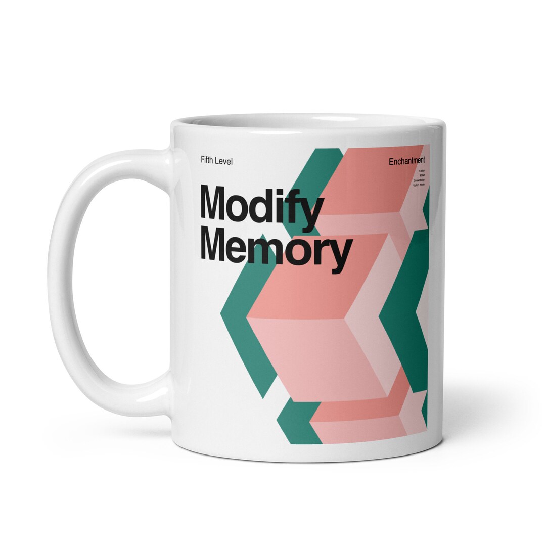 Modify Memory Mug | DND Gifts | Dungeons and Dragons | D&D | Dungeon ...