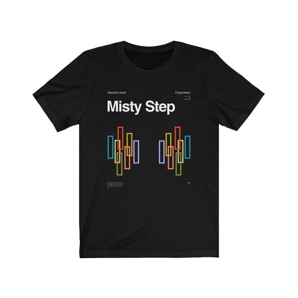 Misty Step Spell T-Shirt | DND Gifts | Dungeons and Dragons | D&D | Dungeon Master