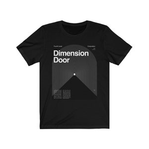 Dimension Door Spell T-Shirt | DND Gifts | Dungeons and Dragons | D&D | Dungeon Master