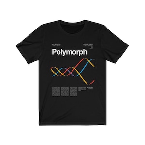 Polymorph Spell T-Shirt | DND Gifts | Dungeons and Dragons | D&D | Dungeon Master