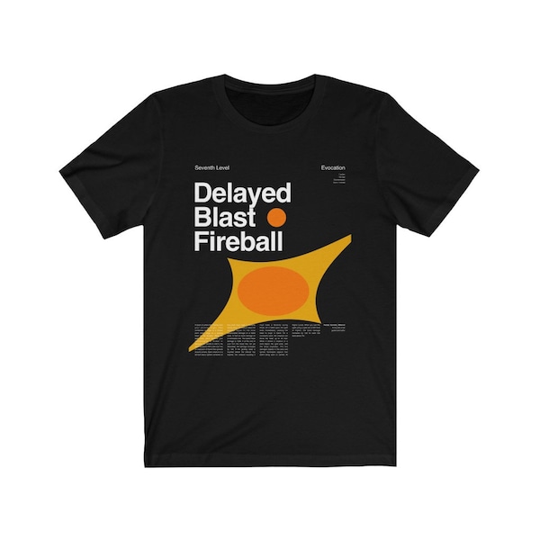 Delayed Blast Fireball T-Shirt | DND Gifts | Dungeons and Dragons | D&D | Dungeon Master