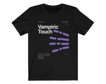 Camiseta vampírica de hechizo de toque / Regalos DND / Mazmorras y dragones / D&D / Dungeon Master