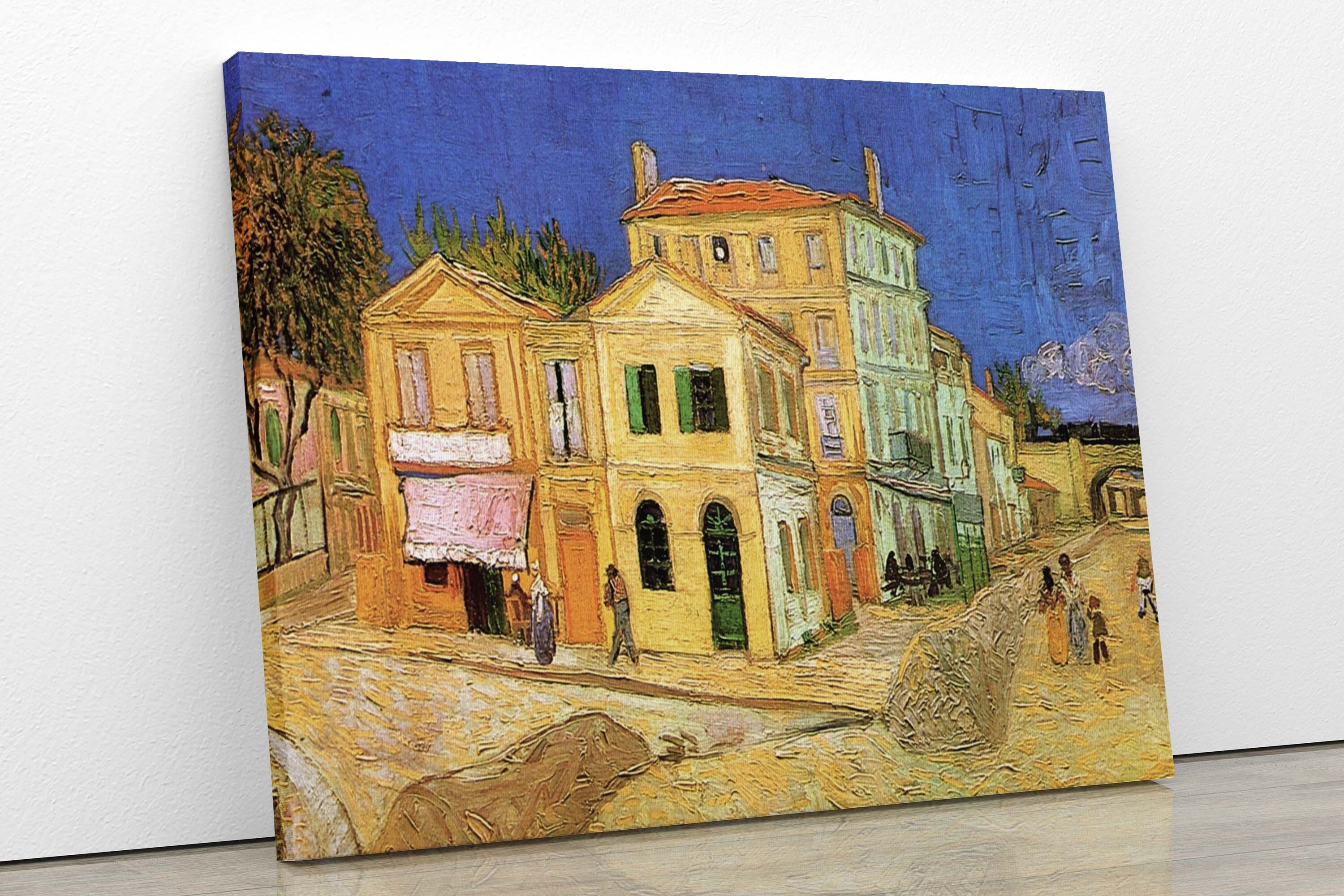 Vincent Van Gogh Vincent's yellow House in Arles Etsy