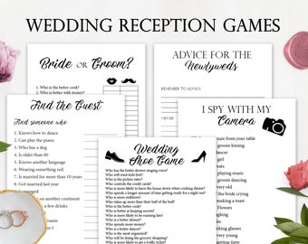 Reception Party Game Etsy