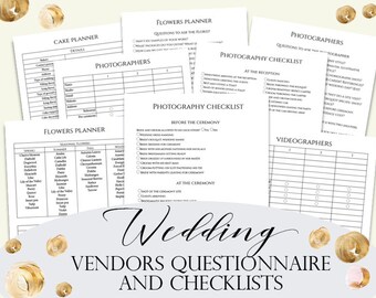 Wedding Vendors Etsy