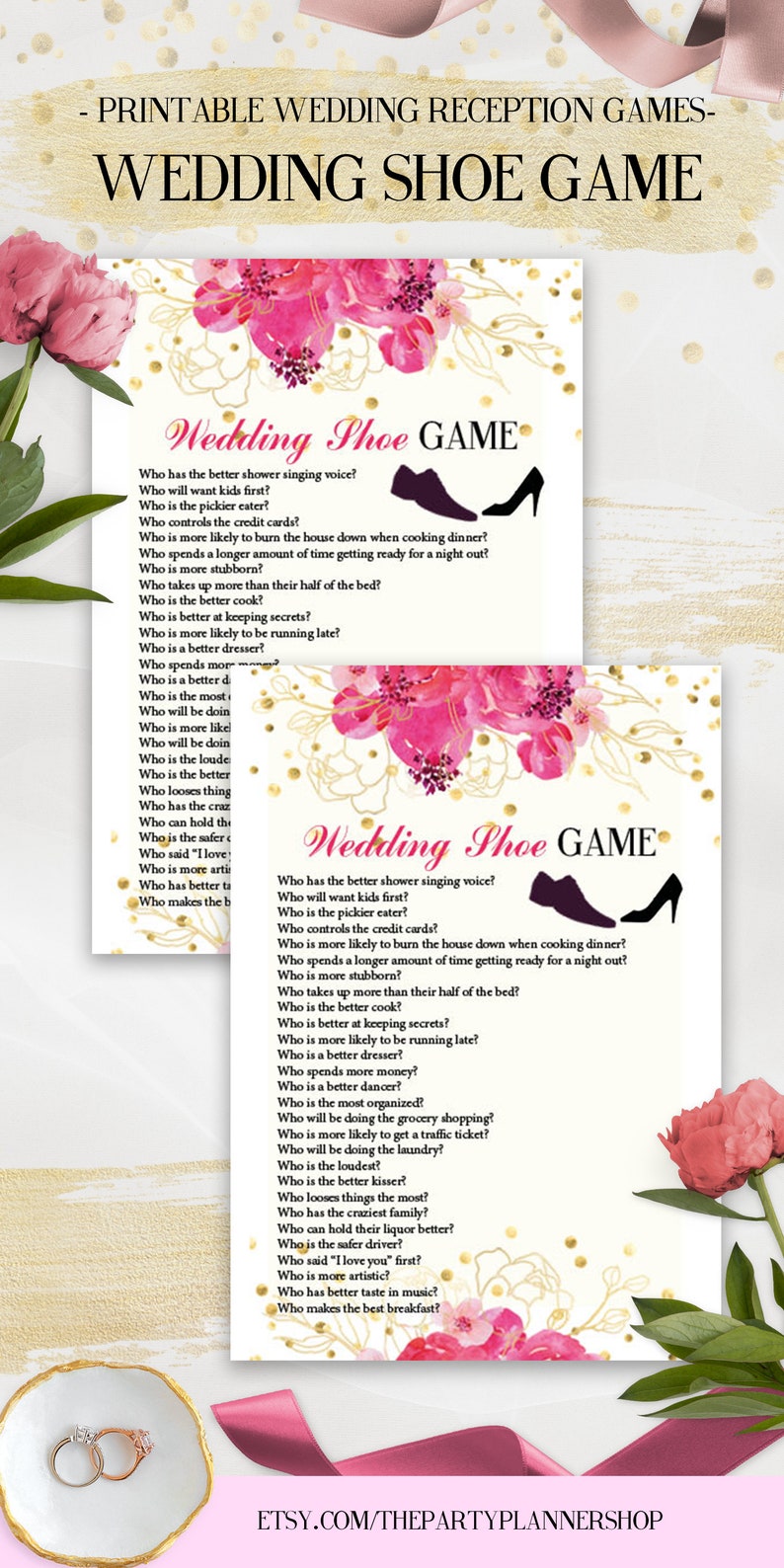 wedding shoe game alternatives