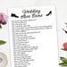 Wedding Shoe Printable Game Wedding Shoe Game Questions | Etsy