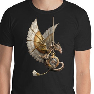 Steampunk Dragon On Watch Gift Vintage T Shirt Steampunk Dragon On Watch Gift Vintage T Shirt