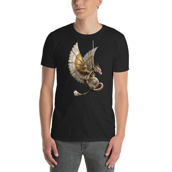Steampunk Dragon On Watch Gift Vintage T Shirt Steampunk Dragon On Watch Gift Vintage T Shirt