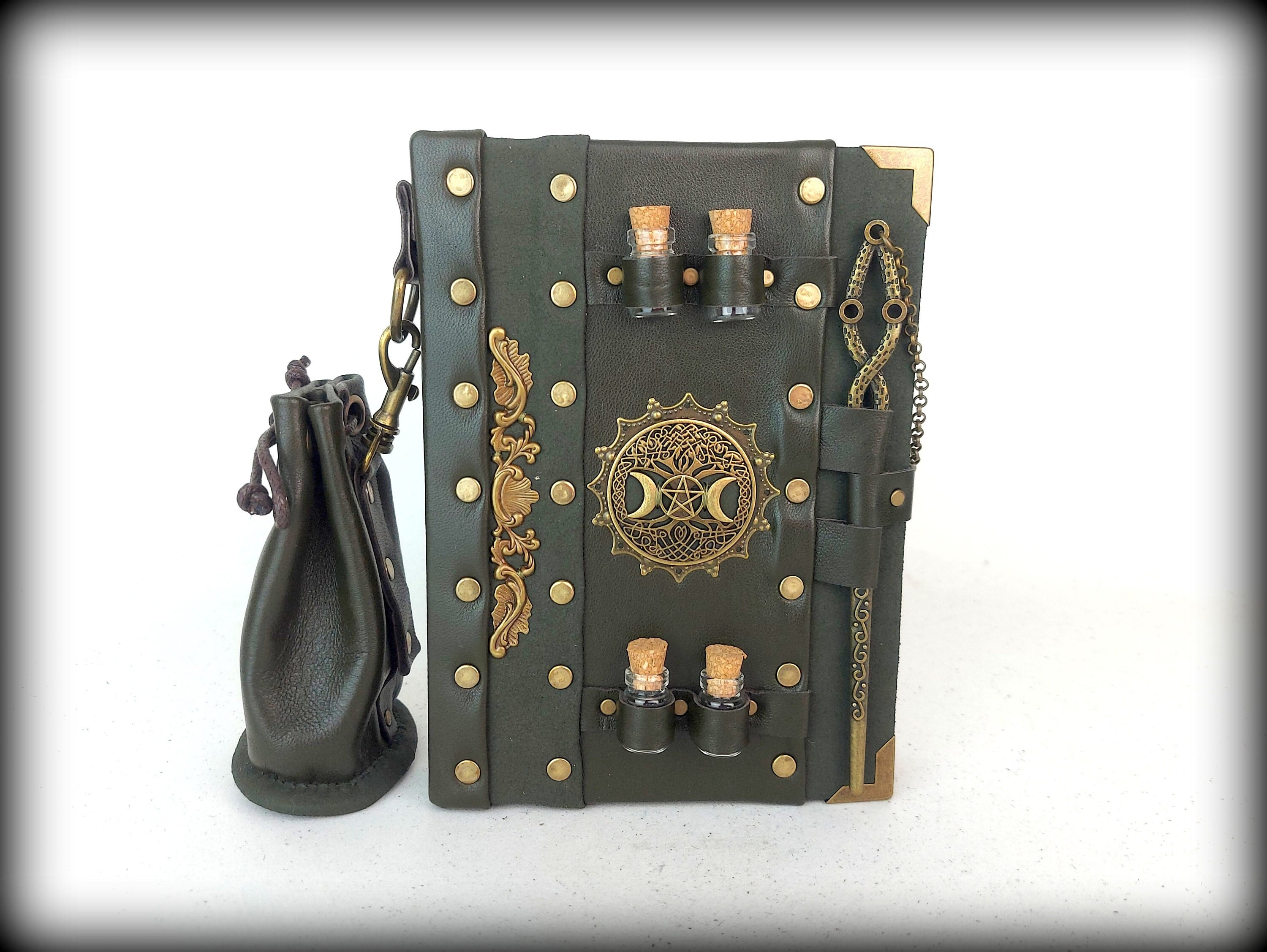 FANTASY JOURNAL, Alchemy Kit, Grimoire, Vintage Book, Tree&pentagram Leather Journal, LARP Book, Book of Shadows, Fast Shipping by Courier - Etsy FANTASY JOURNAL, Alchemy Kit, Grimoire, Vintage Book, Tree&pentagram Leather Journal, LARP Book, Book of Shadows, Fast Shipping by Courier - Etsy