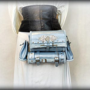 Alchemie Gürteltasche, Celestial Fantasy Zauberer Zubehör, Sun&Moon, LARP Accessoire, Fantasy LARP Tasche, Schneller Versand per Kurier