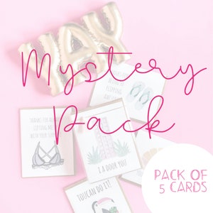 5 Card Mystery Pack | Wenskaarten, kaarten, kaartenpakket